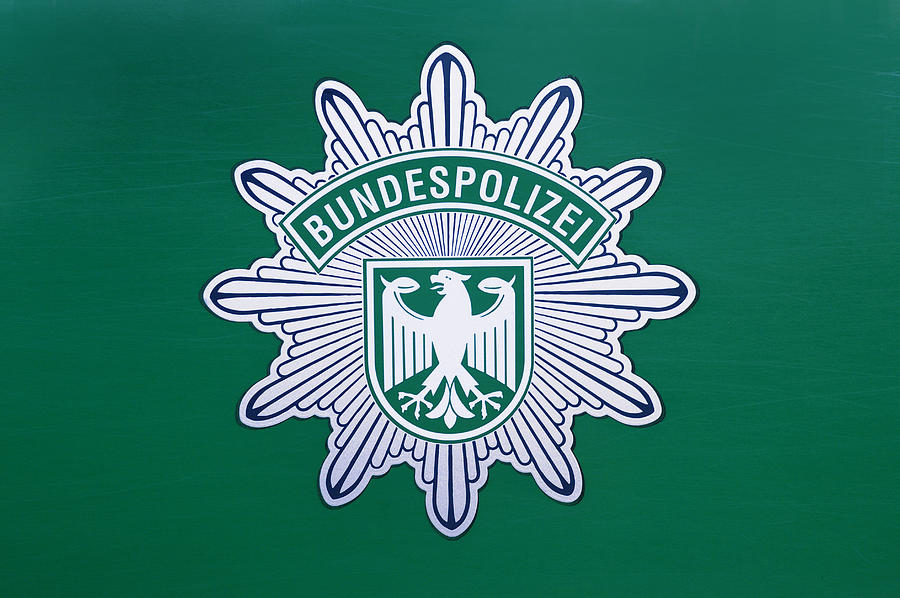 German Bundespolizei (Federal Police) logo Photograph by Hartmut Schmidt