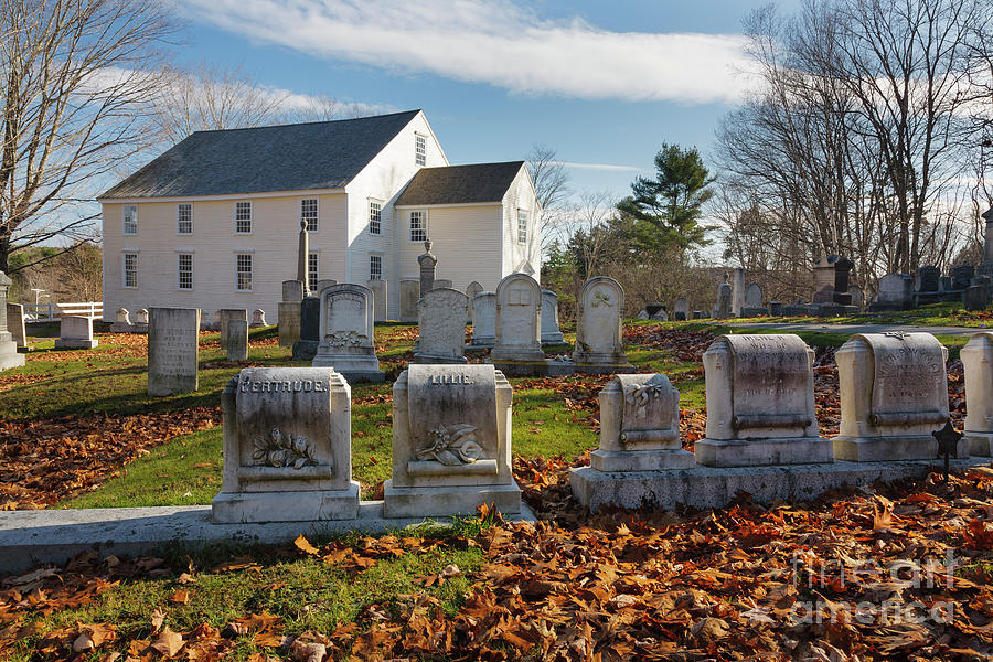 German Lutheran Meetinghouse - Waldoboro Maine Photograph by Erin Paul Donovan