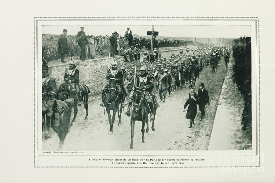 German Prisoners in Champagne k1 Photograph by Historic Illustrations ...