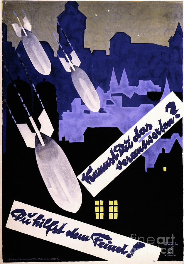 City Painting - German Propaganda Poster, 1942 by Granger