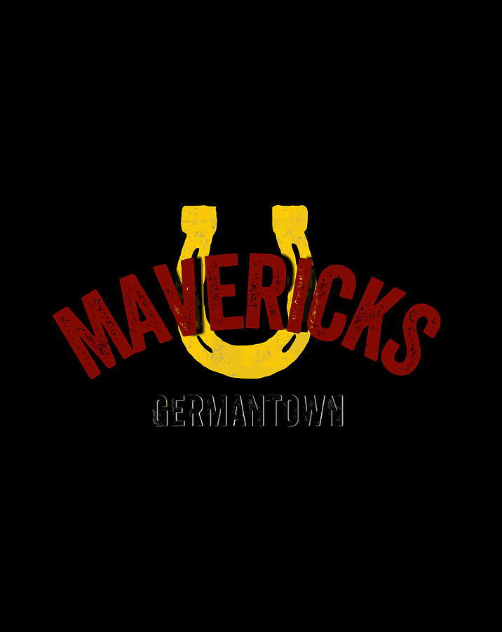 Germantown Mavericks School Spirit Digital Art by Luke Henry