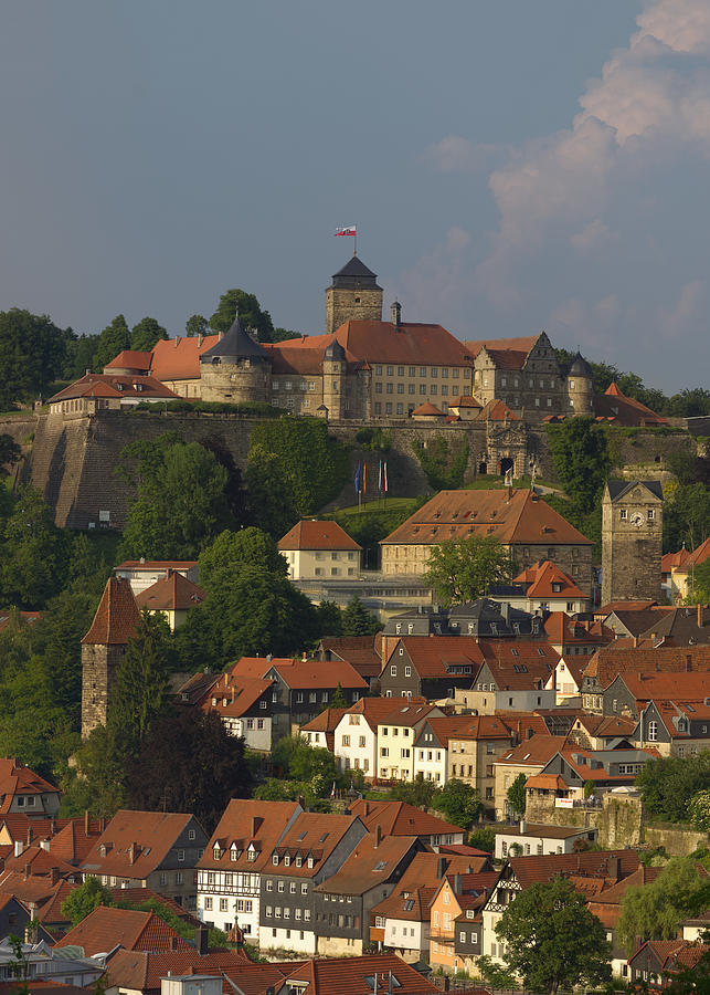 Germany, Bavaria, Kronach, View of Rosenberg Fortress Photograph by Westend61