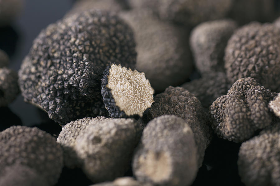 Germany, Black truffles on table Photograph by Westend61