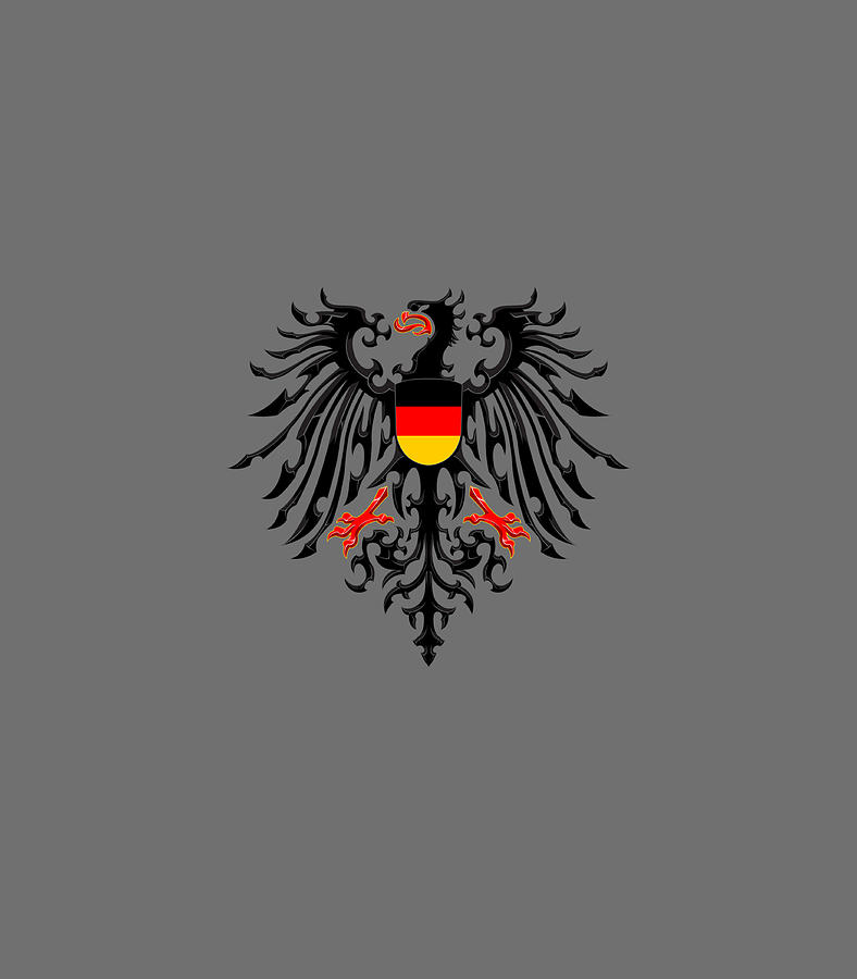 Germany Eagle Flag German Eagle Digital Art by Casper Annali | Fine Art ...