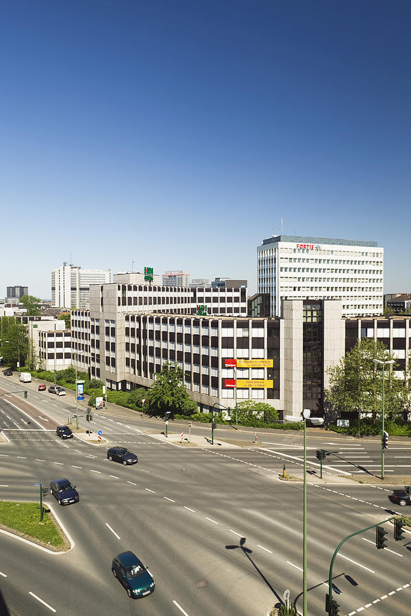 Germany, Nordrhein-Westfalen, Ruhr Basin, Dortmund, City centre Photograph by Walter Bibikow