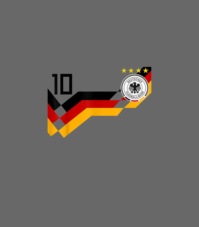 Germany Retro 1990 Football Jersey Deutschland Digital Art by Atholl ...