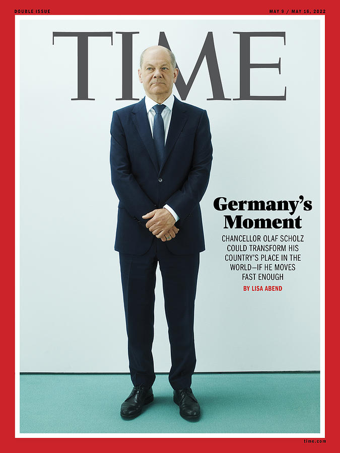 Germanys Moment - Olaf Scholz Photograph by Photograph by Mark Peckmazian for TIME