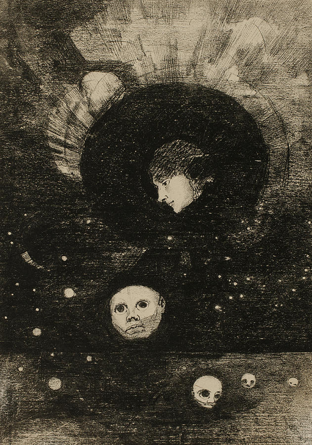 Germination, Plate Two from In Dreams Relief by Odilon Redon