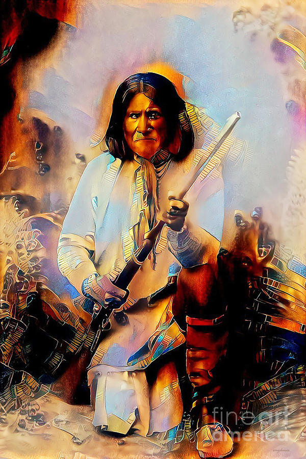 Geronimo in Nostalgic Painterly Colors 20200518 Photograph by Wingsdomain Art and Photography