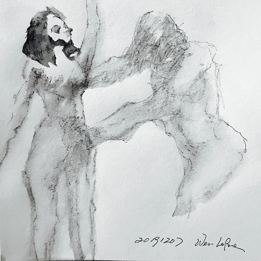 Gesture 20191207-1 Drawing by Wen LePore Gesture 20191207-1 Drawing by Wen LePore