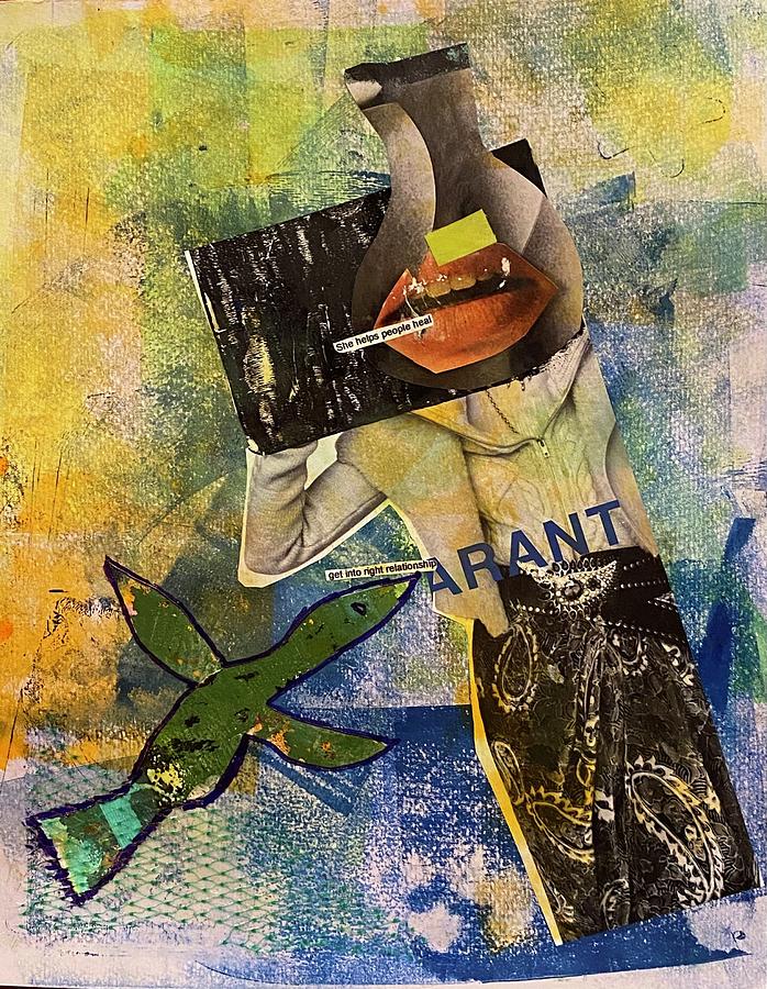 Get Into Right Relationship Mixed Media by Anjel B Hartwell