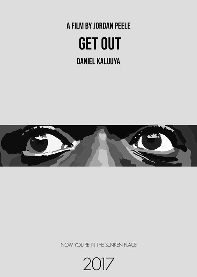 Get Out Minimalist Movie Poster Poster Digital Art by Maria Sanchez ...