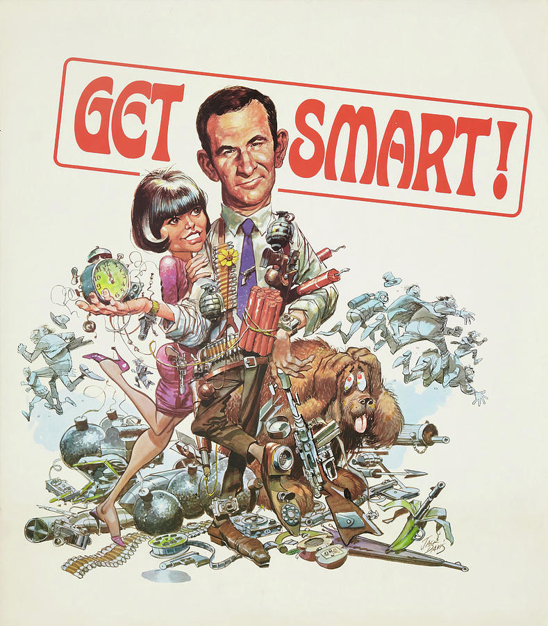 Get Smart, 1965 - art by Jack Davis Mixed Media by Movie World Posters