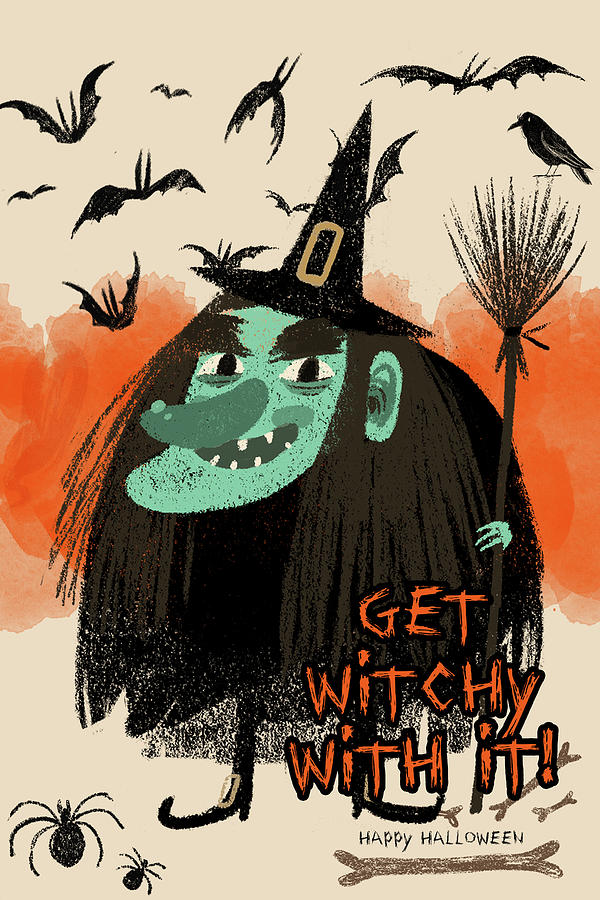 Get Witchy With It Mixed Media by Brandi Fitzgerald Fine Art America