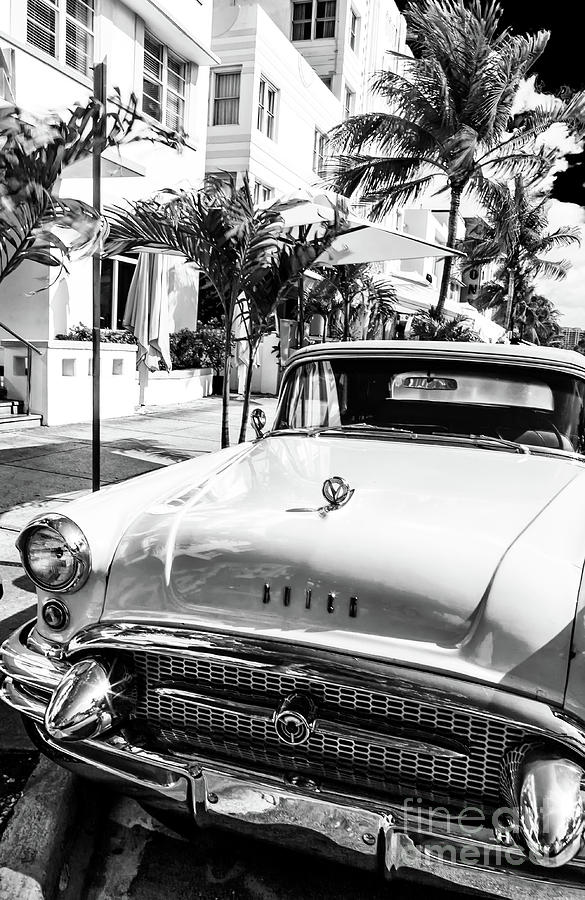 Getaway Car in South Beach Photograph by John Rizzuto