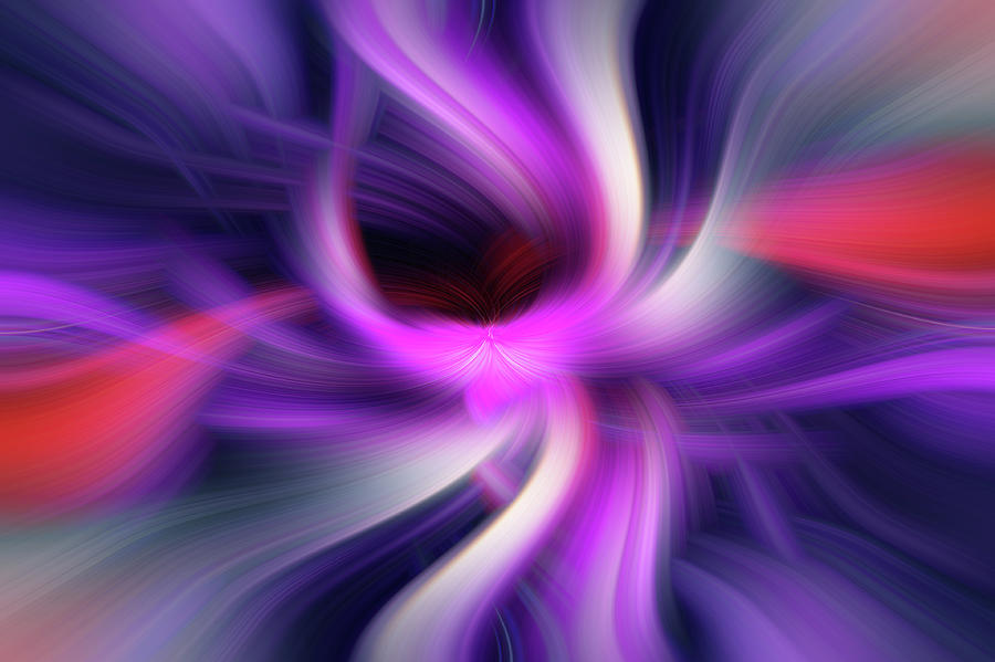 Getting Alive Digital Abstract  Photograph by Jenny Rainbow