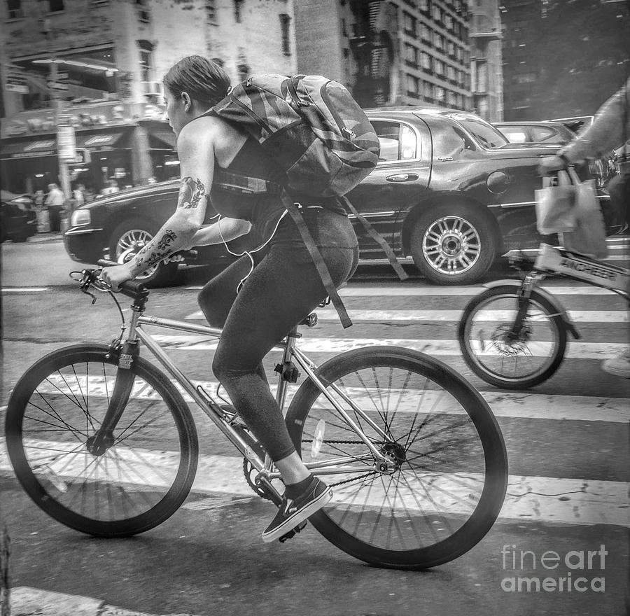 Getting There New York City Photograph by Miriam Danar
