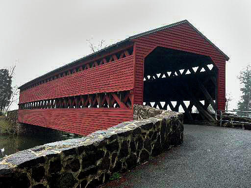 Gettsburg Covered Bridge Photograph by Dr Janine Williams