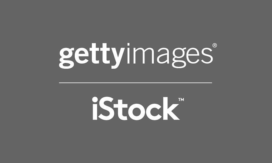 Getty Istock White Logo Digital Art by Getty Images