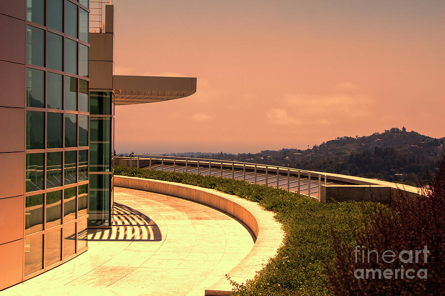 Getty Museum L A  Photograph by Chuck Kuhn