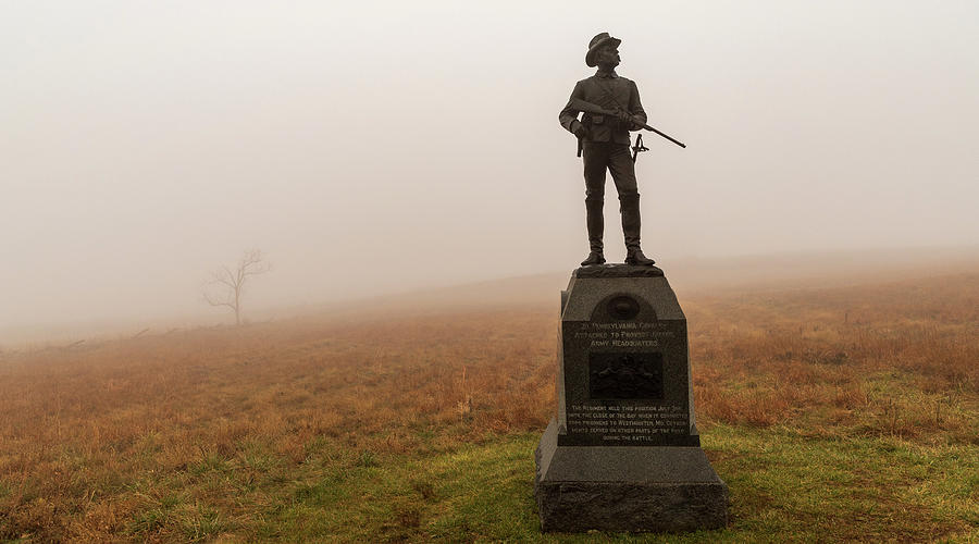 Gettysburg - Pennsylvania Cavalry Memorial  Photograph by Amelia Pearn