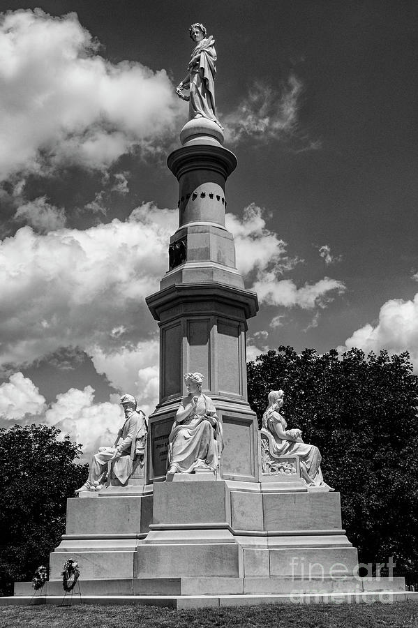 Gettysburg Soldiers National Monument Two 2 Photograph by Bob Phillips