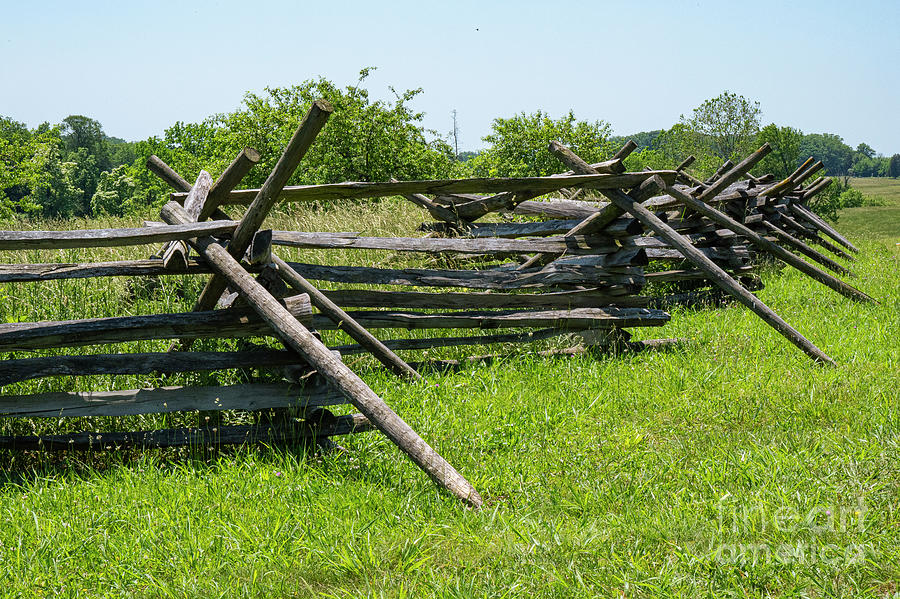 Gettysburg Virgina Rail Fence Photograph by Bob Phillips