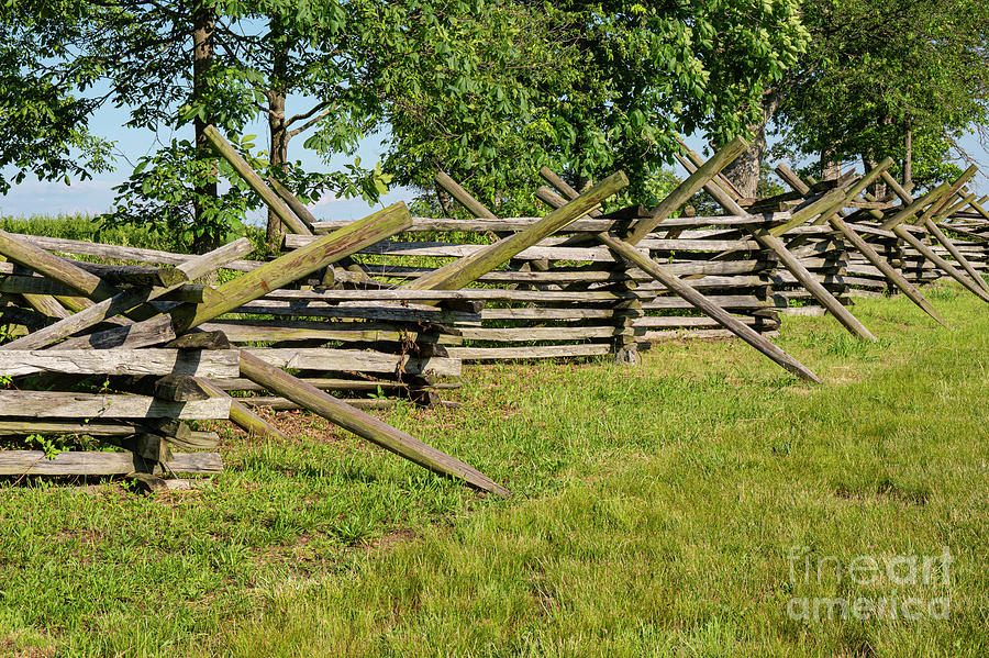 Gettysburg Worm Fence Photograph by Bob Phillips