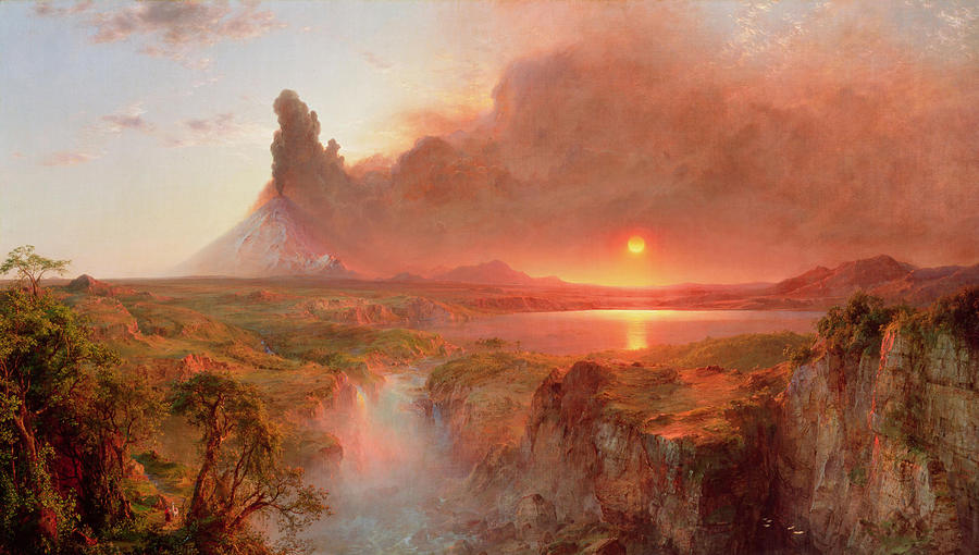 Cotopaxi By Frederic Edwin Church Painting