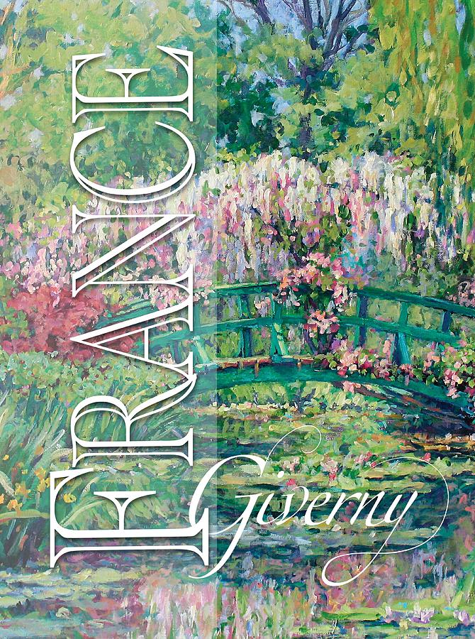 France - Spring in Giverny Painting by L Diane Johnson