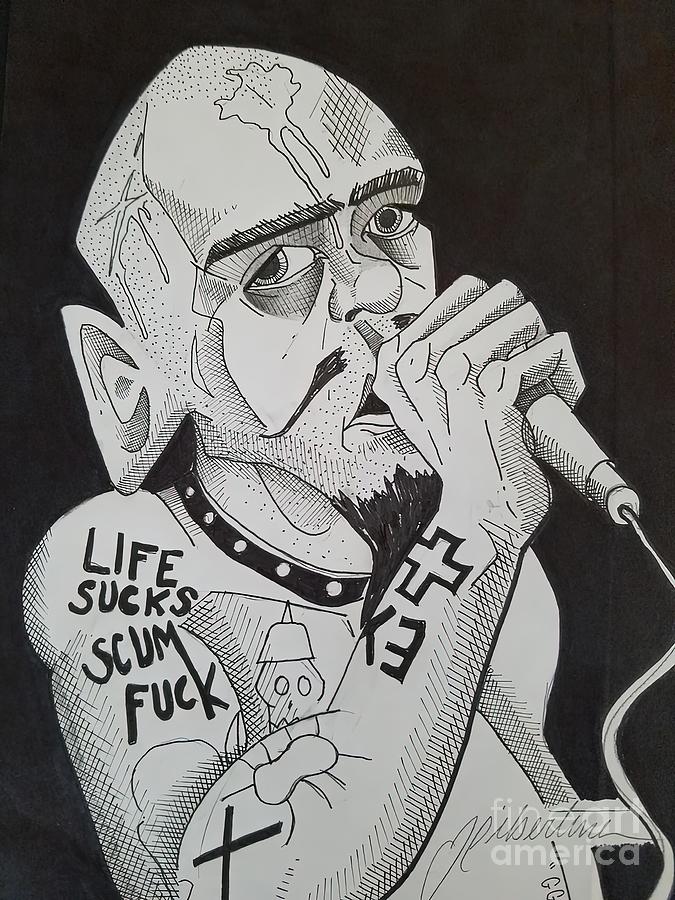 GG ALLIN Scum Art Painting by Chapman Dan - Fine Art America