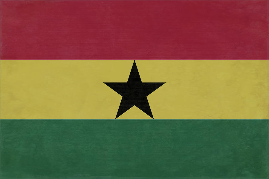 Ghana Flag Digital Art by Leslie Montgomery
