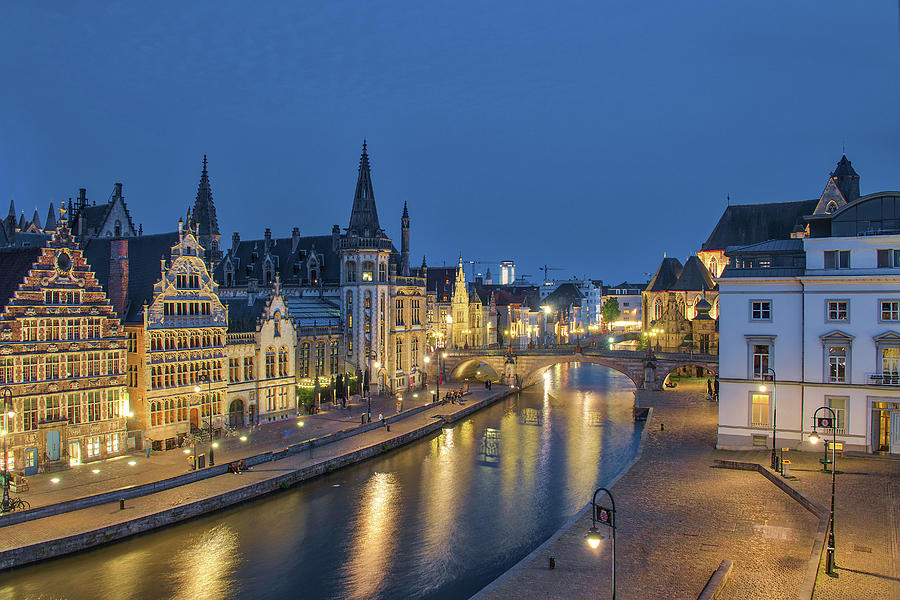 Ghent in Belgium Photograph by Juergen Roth