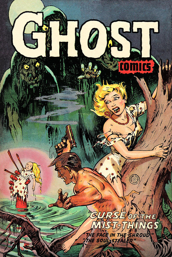 Ghost Comics Digital Art by Long Shot