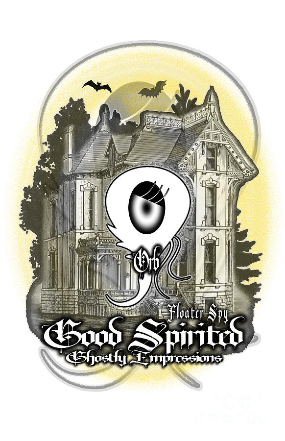 Ghost Impression Floater Spy Halloween Paranomal Digital Art by Delynn Addams