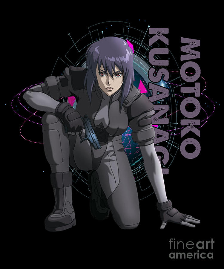 Ghost in the Shell Kusanagi Motoko Drawing by Anime Art - Pixels