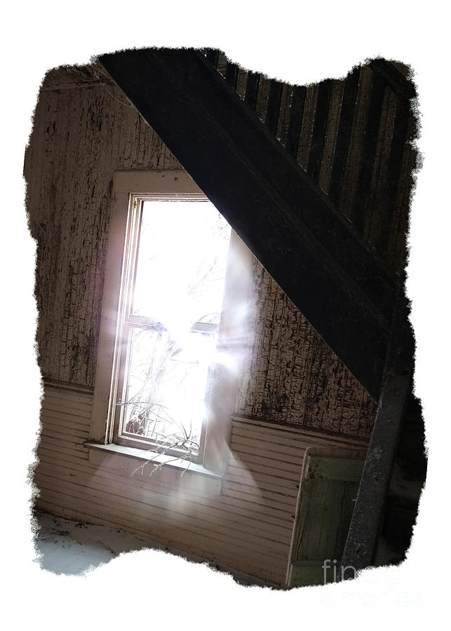 Ghost Light Impression Window Halloween Design Digital Art by Delynn Addams