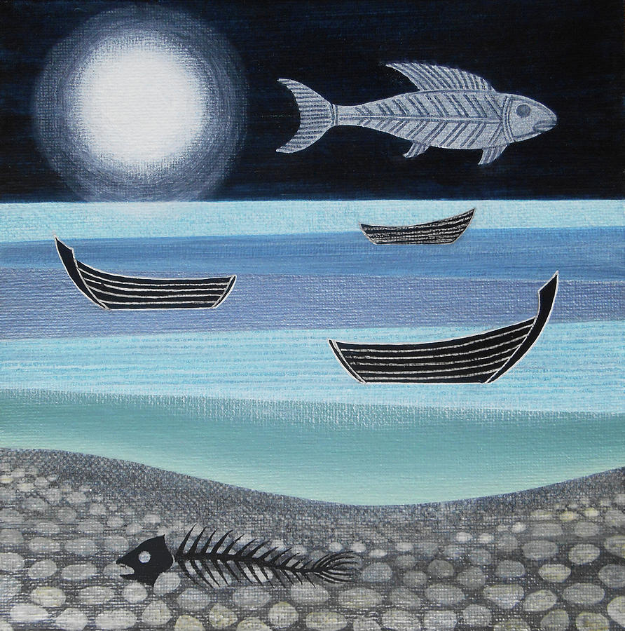Ghost of a Fish Painting by Jennifer Baird