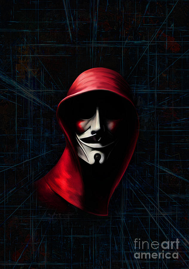 Ghost of a Hacker Digital Art by Andrzej Szczerski