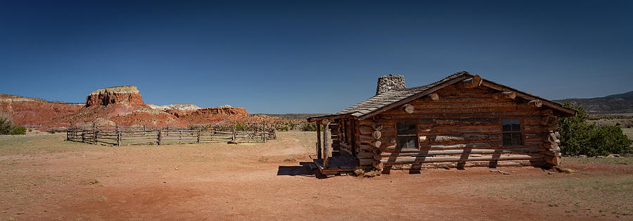 Ghost Ranch Log Cabin Photograph by Joye Ardyn Durham