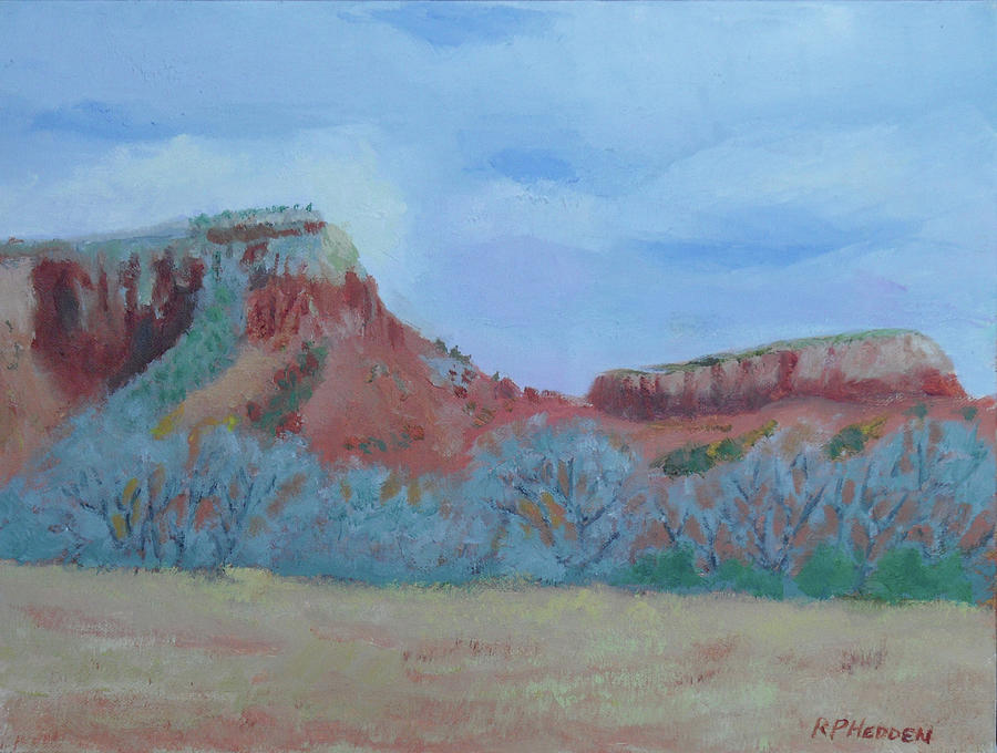 Ghost Ranch Mesas Painting by Robert P Hedden