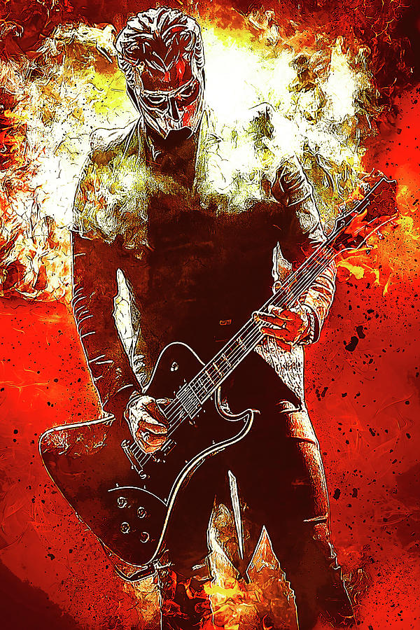 Shock Rock Mixed Media - Ghost Rock Band Nameless Ghoul Art Secular Haze by James West by The Rocker