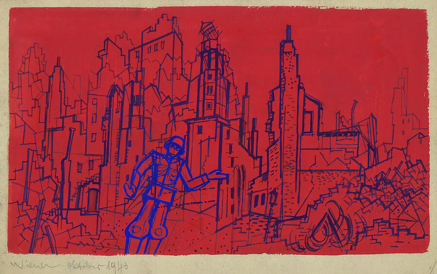 Ghost Soldier 1943 Painting by Karl Wiener Ghost Soldier 1943 Painting by Karl Wiener