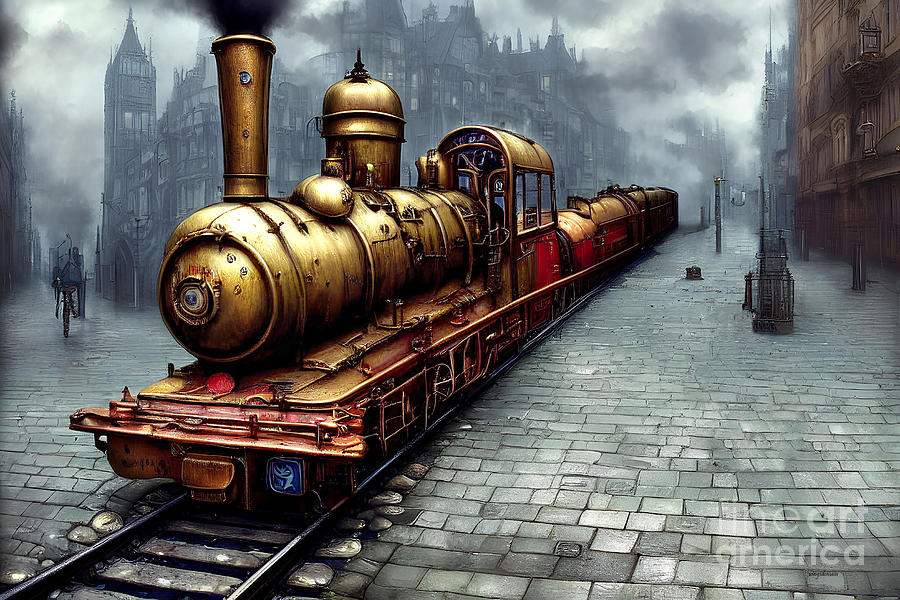 ghost steam locomotive