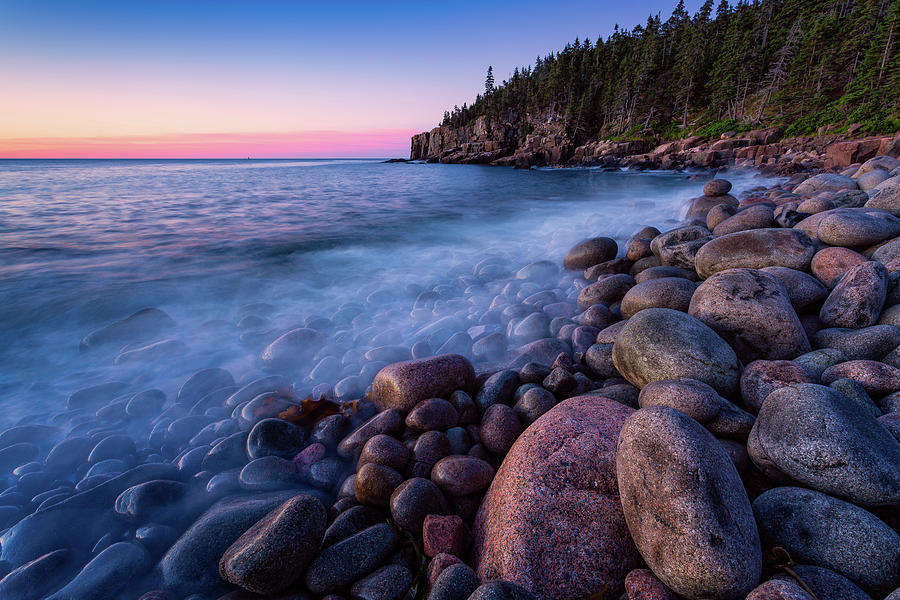 Ghost Surf, Acadia National Park. Photograph by Jeff Sinon