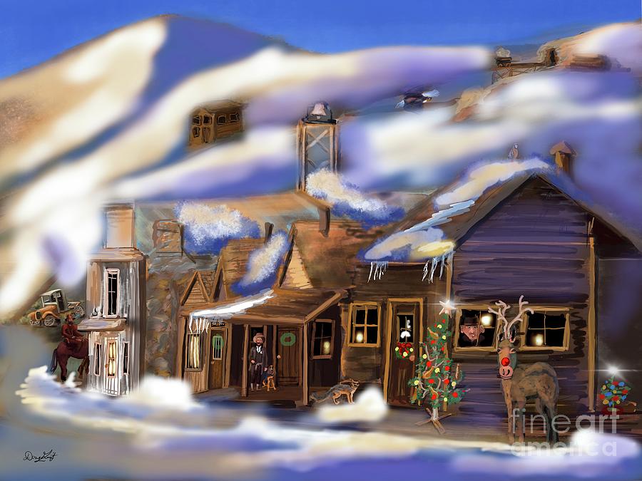 Ghost Town Christmas Digital Art by Doug Gist
