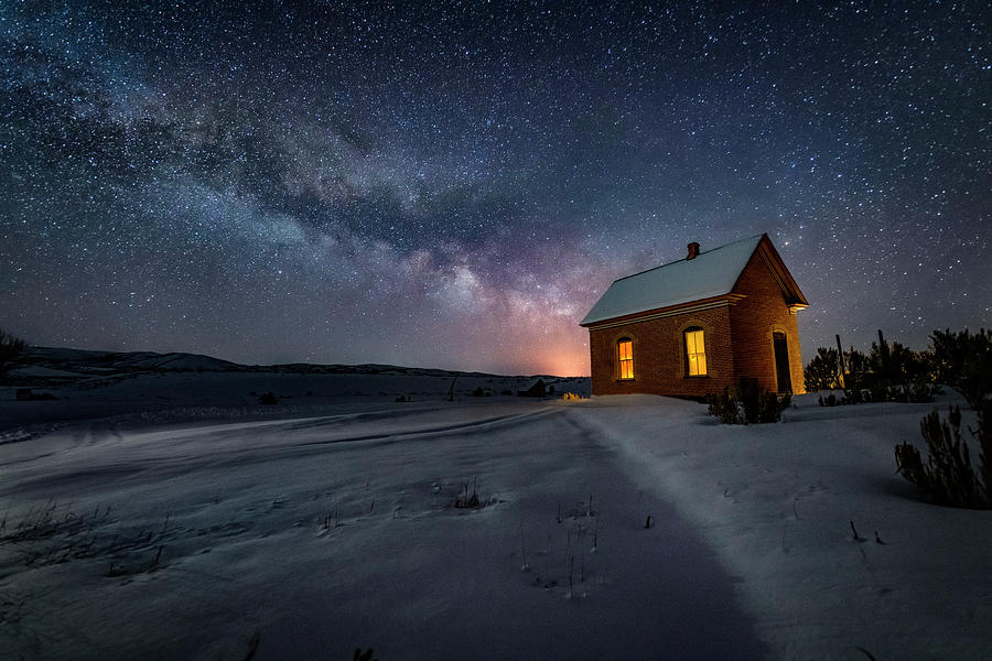 Ghost Town Milky Way Photograph by Michael Ash