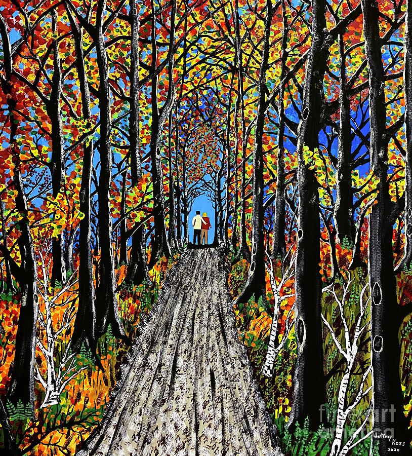  Beautiful Ghost Town Trail Painting by Jeffrey Koss
