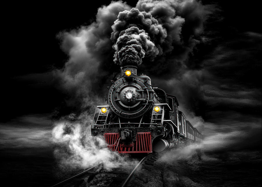 Ghost Train Digital Art by Jonathan Steele - Fine Art America