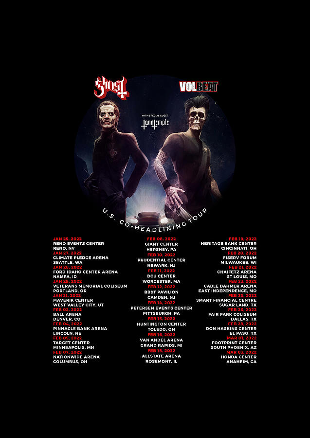 ghost volbeat tour dates